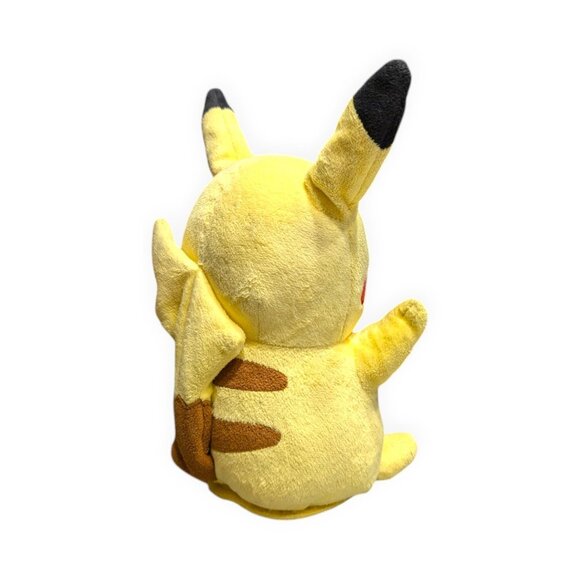 TOMY Pikachu Talking Plush 2017 Lights Up Soft Toy 28cm Pokemon - Picture 4 of 8